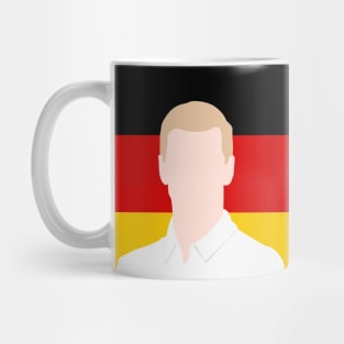 Mick Schumacher Face Art - Flag Edition Mug